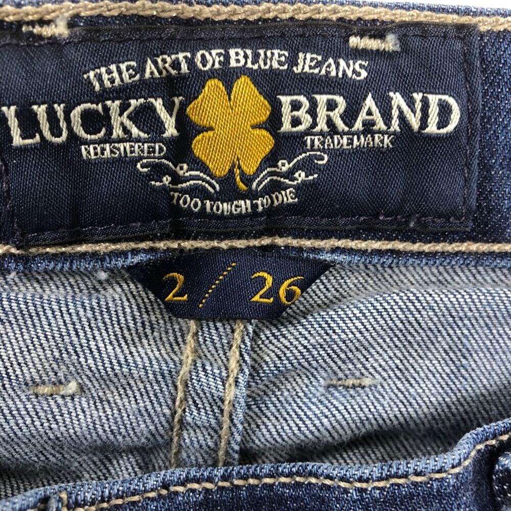 Lucky Brand med wash Cate Stacked Skinny jeans 2 - Picture 6 of 10